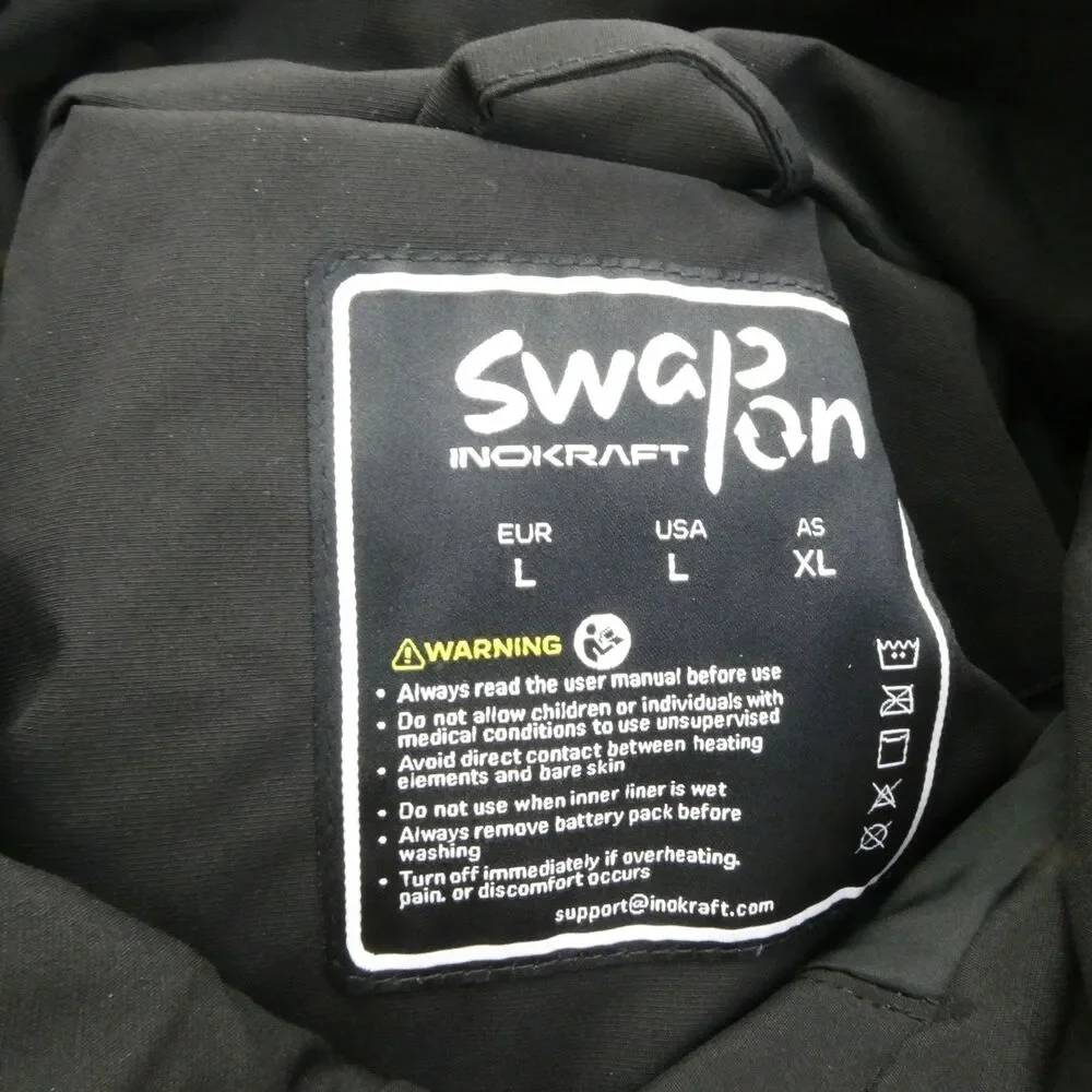 InoKraft Heated Jacket for Men w/ Rechargable Battery Pack Included Men Large